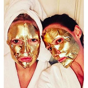 Máscara facial de oro