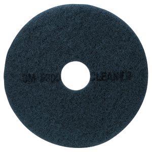 3M Blue Cleaner Pad 5300, almohadilla para el piso (caja de 5), 11 pulgadas, Azul, 5