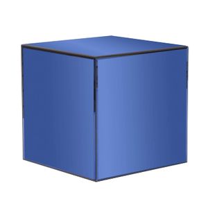 Espejo cubeta cuadro en azul