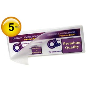 Oregon Laminación Premium Memorial marcapáginas Laminating Pouches 3" X 8 – 3/4" 5 mil (500 unidades) Hot
