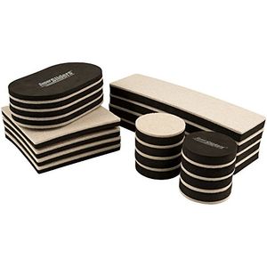 Supersliders deslizador para muebles reutilizables para superficies duras 4 unidades 212 pulgadas x 9 rectangular 4712595z