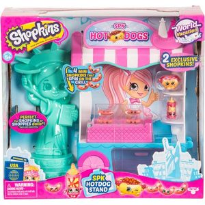Shopkins Temporada 8 Estados Unidos Hotdog soporte Playset
