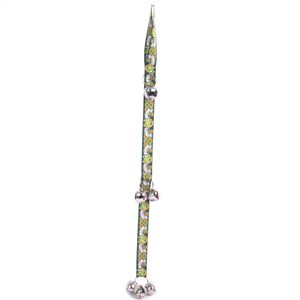 yellow dog design Lucky Dog Ding campanas de perro orinal sistema de entrenamiento con 6 campanas, 26" x 1"