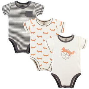 Touched by Nature - Body de algodón orgánico, orgánico, algodón, traje, cuerpo, 6-9 meses, Fox