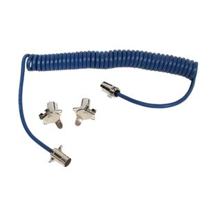 Azul Ox bx8861 4-Wire Coiled Cable eléctrico