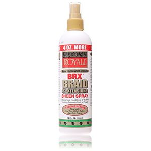BB African Royale BRX Braid and Extensions Sheen Spray, 12 oz