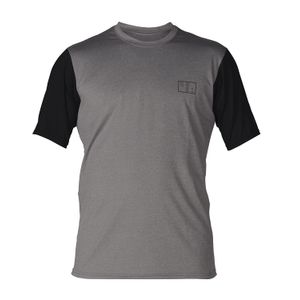 Xcel Jake - Camiseta de manga corta para hombre, diseño de primavera UV, talla XS, color gris oscuro