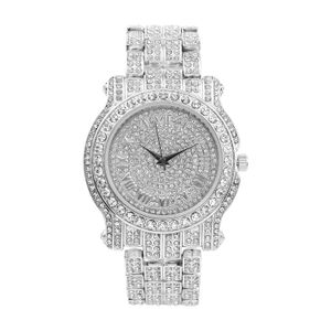 Bling-ed Out Ultimate Silver Hip Hop Royalty Watch - L0504 Silver