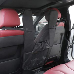 UEETEK – Barrera de seguridad impermeable para el asiento trasero del perro, resistente a los arañazos, malla de asiento – negro