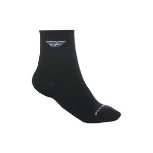 Fly Racing unisex-adult shortsy calcetines (negro/blanco, pequeño/mediano)