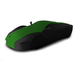 Coverking Custom Fit Car Cover para ciertos modelos Chevrolet Cavalier Satin Stretch Synergy Green con laterales negros