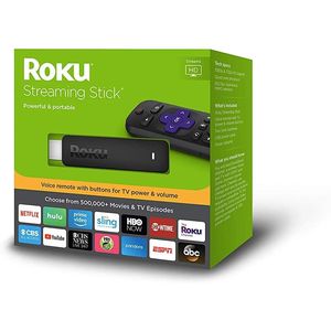 Roku HD 1080p Streaming Stick Player with Voice Remote, 3800RW