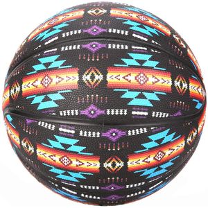 Nu Trendz Signature Native Design - Balón de baloncesto impreso, tamaño oficial 7