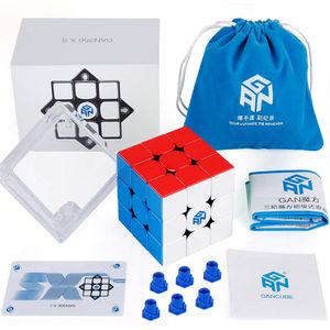 D-FantiX GAN 356 XS 3 x 3 Speed Cube Stickerless Gan 356XS 3 x 3 x 3 magnético GMS V2 sistema Puzzle Cube