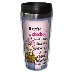 tree-free Greetings 16-Ounce SIP 'n Go acero inoxidable bordeado Taza de viaje, Who I Am (sg78574)
