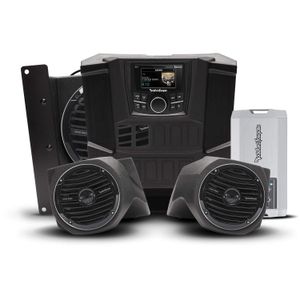 Rockford fosgate rngr-stage 400 W, altavoz estéreo y Kit de subwoofer para Select Polaris Ranger