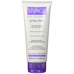 Uriage gynphy íntimo higiene limpieza gel para las membranas mucosas 200 ml sensible