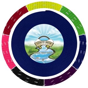 Country Brook designã "Â escalada Spec azul real de 1 inch nailon Tubular
