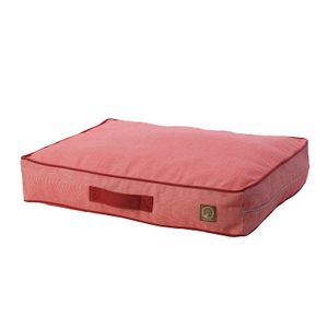 Una Cama para mascotas Siesta interior/exterior mascota perro funda nórdica, Mediana, Color Rojo