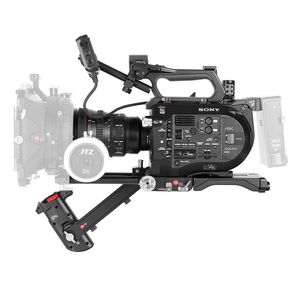 jtz DP30 – Kit de placa base Apoyo de hombro Rig 15 mm Rod de cámara para Sony FS7 pxw-fs7