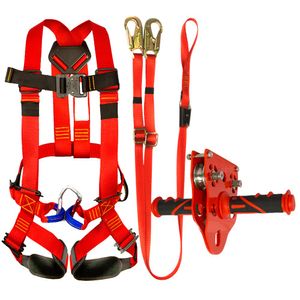 Fusion Climb Kids Backyard cierre de cremallera Line Kit Arnés Lanyard Trolley Bundle fk-k-hlt-06