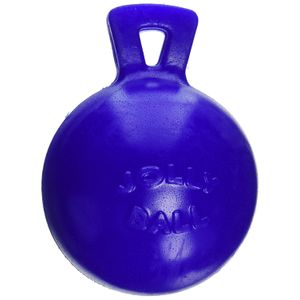 Jolly Pets tug-n-toss – Heavy Duty Masticar bola w/Handle (Azul, 6")