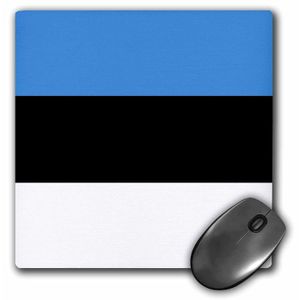 Bandera de Estonia – Azul, Negro y Blanco Rayas Horizontales de Estonia – Alfombrilla de mouse, 8 por 8 inches (MP _ _ _ _ _ _ _ _ _ _ 158313 _ _ _ _