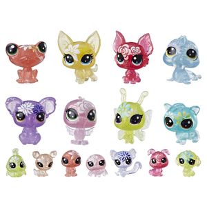 Littlest Pet Shop Blooming Bouquet, 16 mascotas, parte de la colección de pétalos Lps