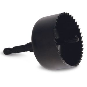 DISSTON e0114457 2-inch clamshelled Blu-Mol Acero al carbono arbored agujero Sierras, 51 mm