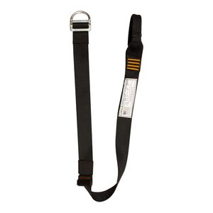 Fusion Climb 3 ft 36"x1.5" ajustable Descenso Zipline Cordón de seguridad con D Ring Gear Loop 23 KN negro