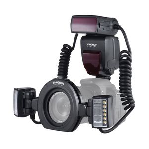 Yongnuo yn24ex E-TTL Flash Speedlite – Flash 5600 K con 2pcs Macro Jefes y 4pcs Cámaras anillo adaptador para Canon EOS 1DX, 5D3 6d 7d 70d 80d