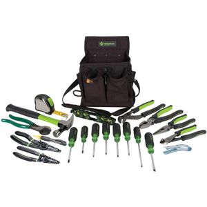 Greenlee 0159 – 23 Journeyman del kit de herramientas, sistema métrico, 21 pieza