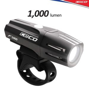 CECO-USA: Luz de Bicicleta Recargable USB de 1000 Lúmenes, Resistente y Durable, IP67, Resistente al agua y FL-1, Resistente a los impactos, Modelo Su