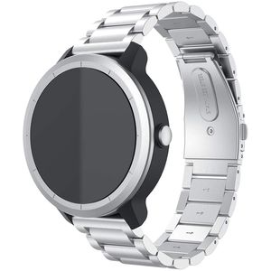 Anrir Compatible for Garmin Vivoactive 3 Watch Band, 20mm Stainless Steel Watch Strap for Garmin Forerunner 645/Forerunner 245/Samsung Galaxy Watch 42