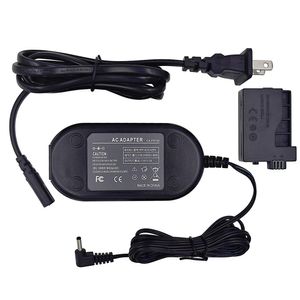 ACK-E5 AC Adaptador de corriente y DR-E5 DC acoplador Kit de cargador para Canon EOS Rebel XSi XS T1i 450D 500D 1000D Kiss F X2 X3 DSLR cámaras.