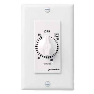 Intermatic fd460 m 60-Minute Spring Loaded temporizador de pared, FD460MW