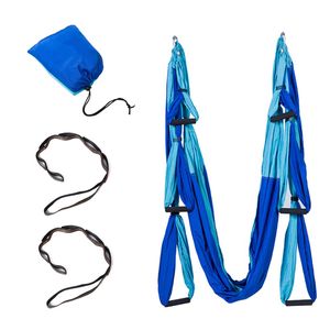 Hi Suyi Anti-Gravity Aerial Yoga Silks Hammock Flying Swing Yoga Pilates Set Kit Include Steel Carabiners Extension Straps