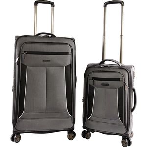 Perry Ellis Viceroy 2 piezas ampliable Equipaje veliz Con Ruedas Spinner, Carbón), PE-EV-11100-2-CH