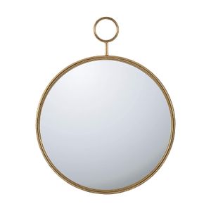 A&B Home - Espejo de pared con marco dorado (dimensiones: 26.5 x 0.7 x 32.0 in)