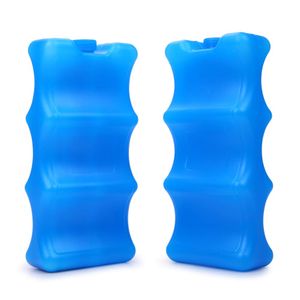 Paquetes de hielo reutilizables para almacenamiento de leche materna, caja de carga y bolsa de bomba de mama, se adapta alrededor de la leche materna,
