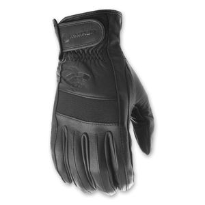 Highway 21 unisex-adult Jab perforado visualización táctil guantes (negro, XXL)