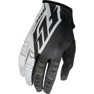 Fly Racing unisex-adult Kinetic guantes (negro/blanco, tamaño 4)