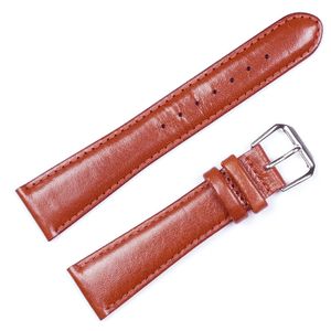 DeBeer marca de piel lisa Reloj Hebilla de banda (Plata & Oro) – La Habana (12 mm, largo de longitud)