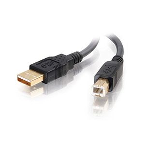C2G/Cables To Go 45003 – Ultima USB 2.0 a/b cable, Negro (9,8 pies/3 Metros)