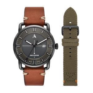 One Eleven (111) Men's SW1 Stainless Steel Casual Solar Watch