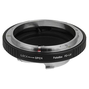 Fotodiox Adaptador de montura de lente, lente CANON FD A Cámara Leica M-Series encaja m-monochrome, M8.2, M9, M9-P Leica y M10