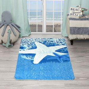 Evolur Home Star Fish - Alfombra para guardería (52.4 x 31.5 in)