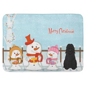 Caroline 's Treasures bb2405rug "feliz Navidad Bouvier des Flandres" Floor Mat, 19" x 27", multicolor