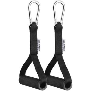KYLIN SPORT - Correa de resistencia para máquina de cables, agarre de silicona con mosquetón de metal, versión colorida