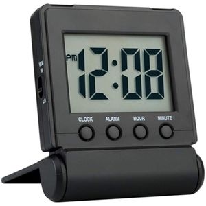 FAMICOZY Reloj despertador de viaje compacto
